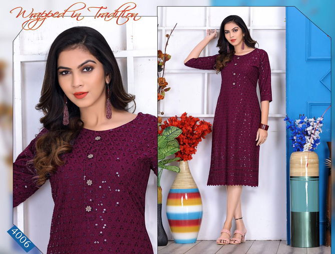 Beauty Winsome 1 Fancy Exclusive Wear Latest Embroidery Kurti Collection